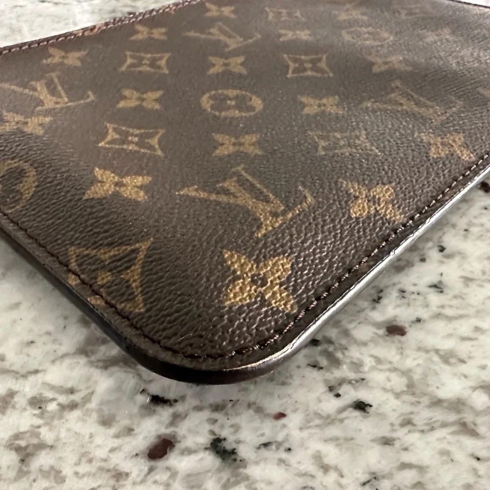 Authentic Louis Vuitton Monogram Oversized‎ Zip Pouch Bag